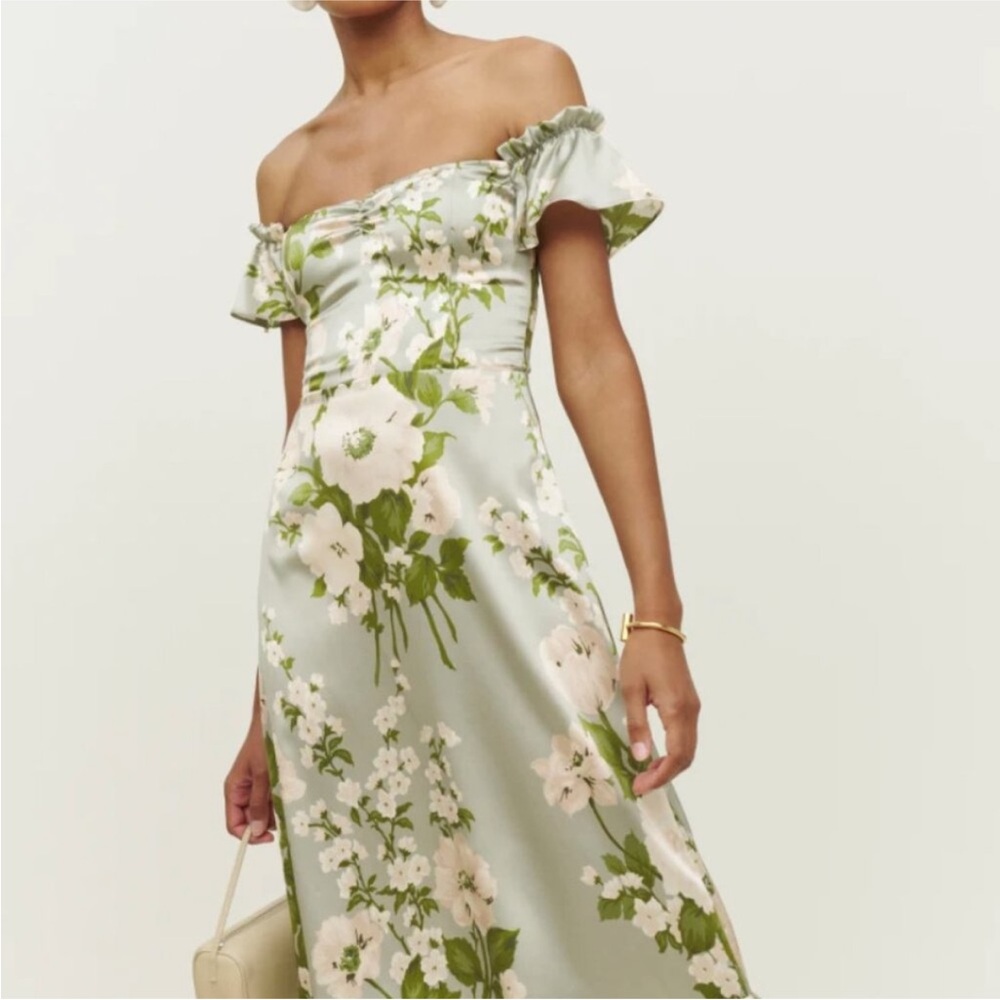 Reformation Silk Sienna Dress NEW WITH TAGS